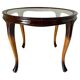 Table basse Art Déco en bois courbé