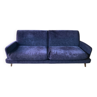 Velvet sofa designers guild elipse model