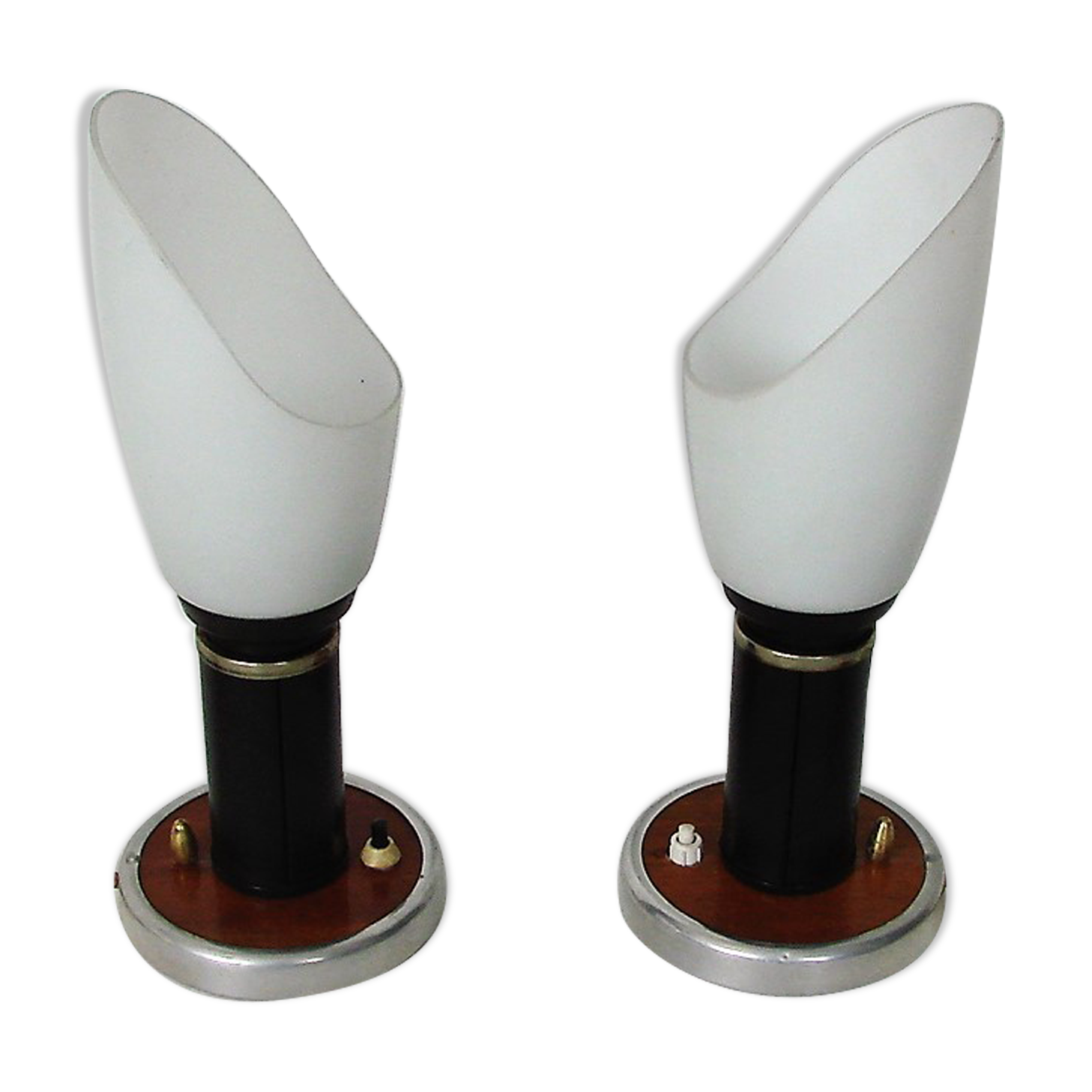 Pair of mid century lamps, 1950s