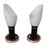 Pair of mid century lamps, 1950s