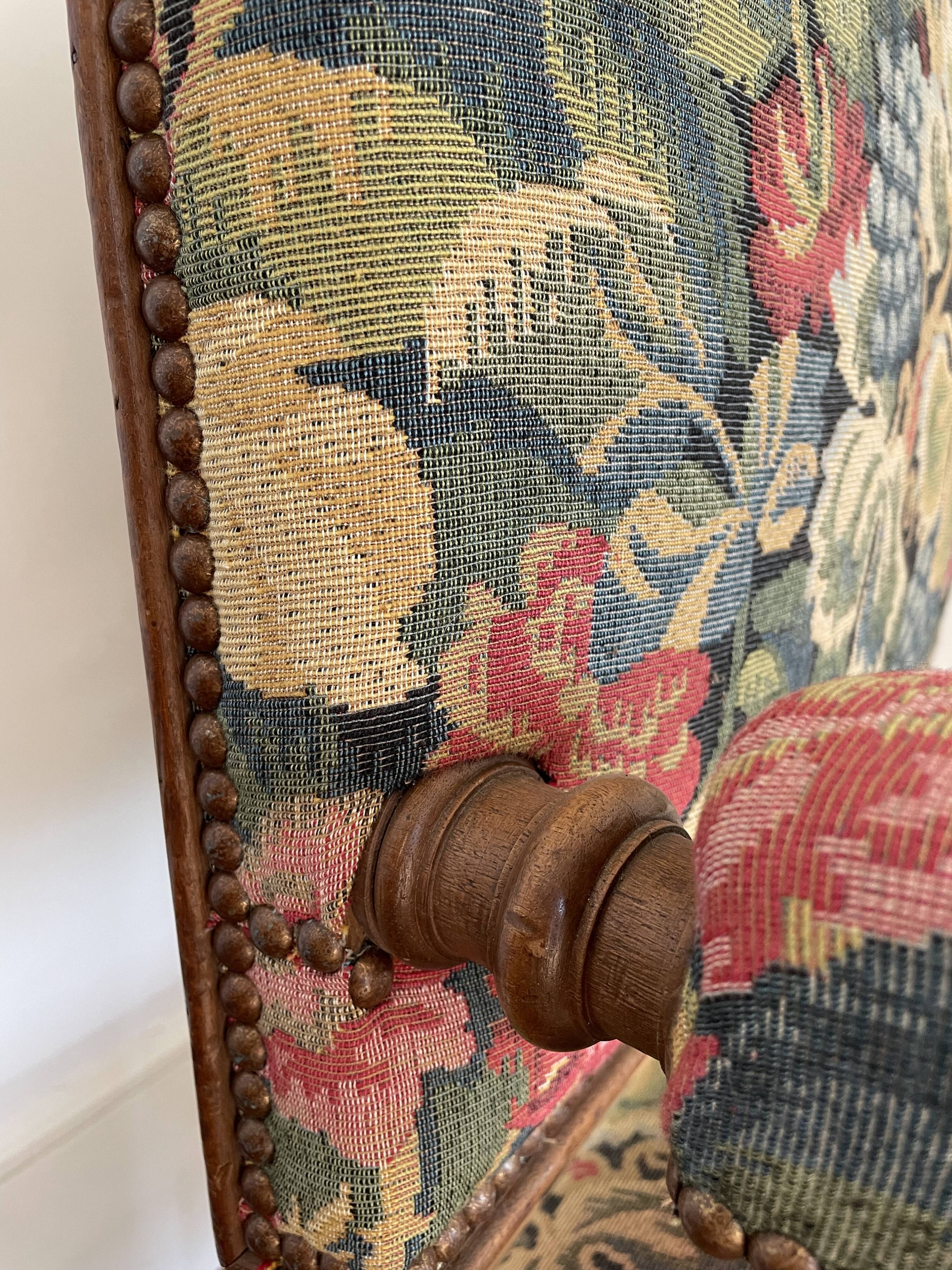 Pair of Louis XIII armchairs