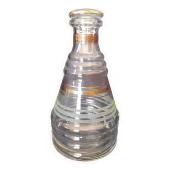 Art Deco Grey Poupon green granite gold carafe