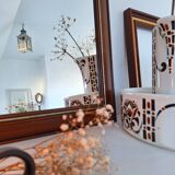 Vintage wooden mirror