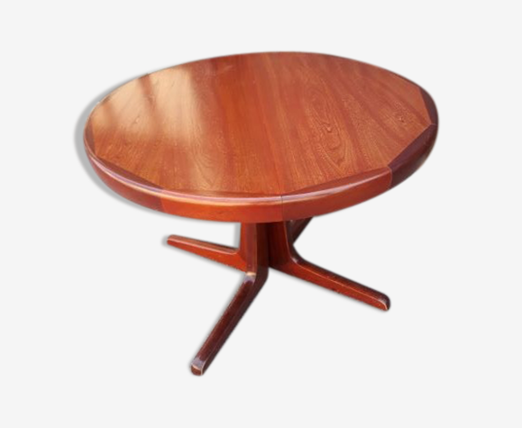 Vintage Baumann Style Round Dining Table Selency Round Dining Table Selency, Vintage Circle Dining Table