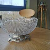 Val Saint Lambert crystal salad bowl