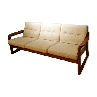 3-seater teak sofa by danish manufacturer Komfort Mobler