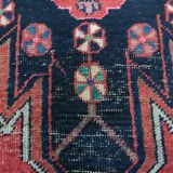 Antique hand-woven persian maslaghan rug, 1920s 254x135cm