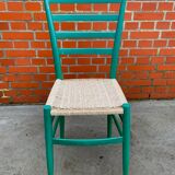 Lot de 4 chaises en bois dans le modèle italien de Chiavari