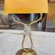 Desk lamp opaline orange-yellow