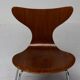 Set of four “Lily” chairs by Arne Jacobsen for Fritz Hansen, teak, Denmark, 1971