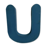 Letter U vintage sign