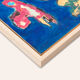 Objets volants, huile sur plaque, 42 x 46 cm