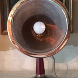 Industrial stainless steel lamp, Atheeza brand, made in Usés, France, 1992