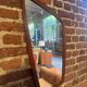 Framed teak mirror, Denmark 1960