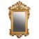 Miroir ancien éclectique en bois sculpté et doré, Italie, XIXe siècle
