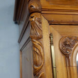 Louis XV wardrobe in walnut with blond patina circa 1880-1900