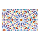 Original acuarela azulejo arabe. Arabic azulejo tile.
