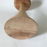 Large candlestick candlestick raw wood candlestick