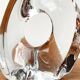 French glass table lamp from the mid-century by Daum, 1960s.