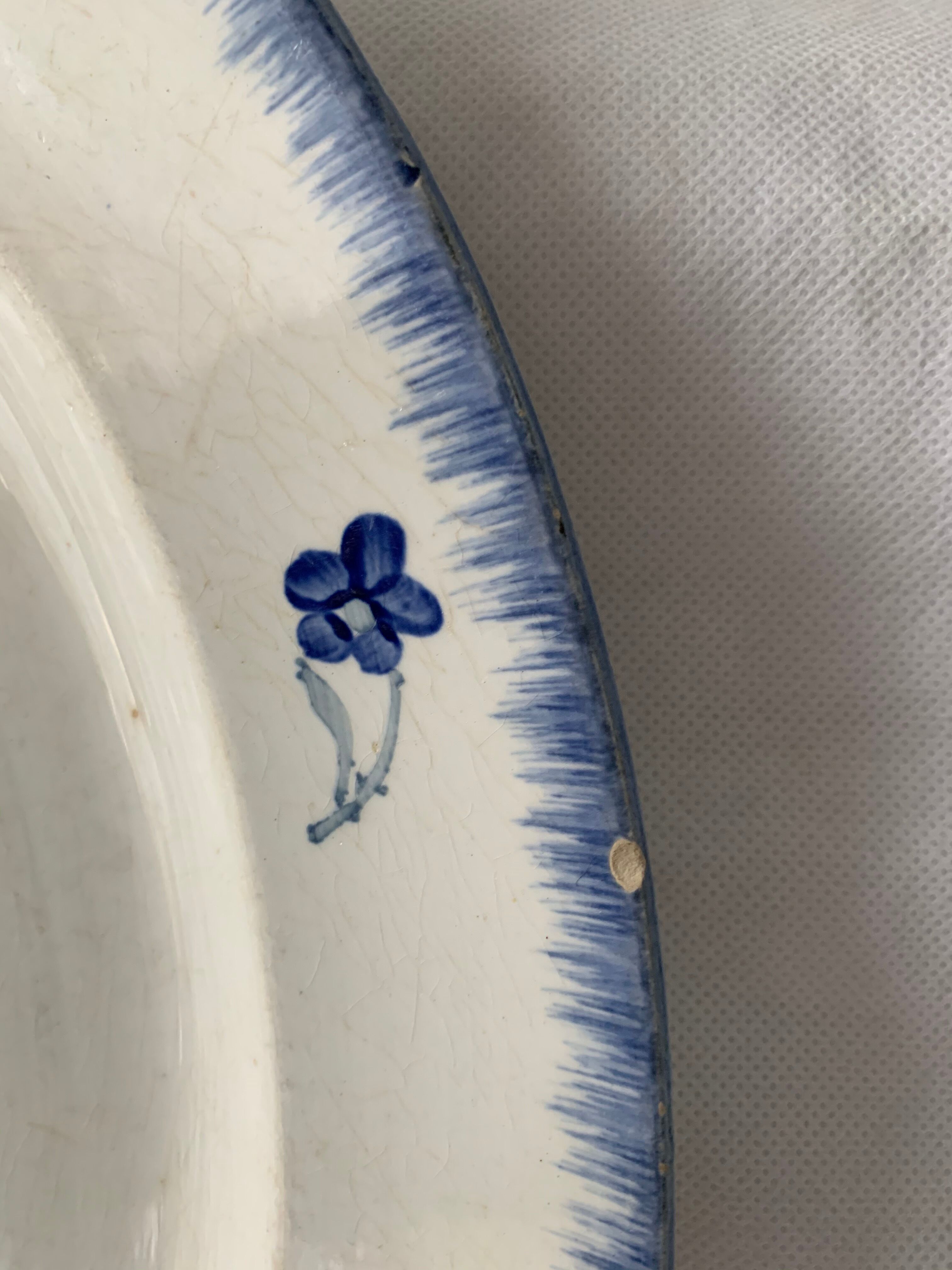 Set de 2 plats Mary Lou Digoin Sarreguemines 20 ème siècle