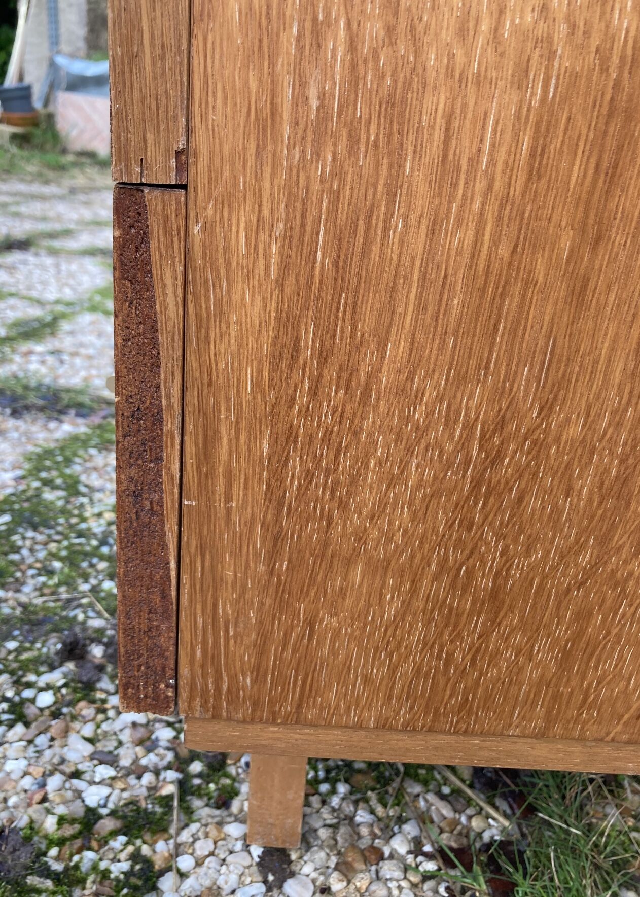 Commode pieds compas vintage