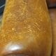 Robust vintage sheepskin armchair