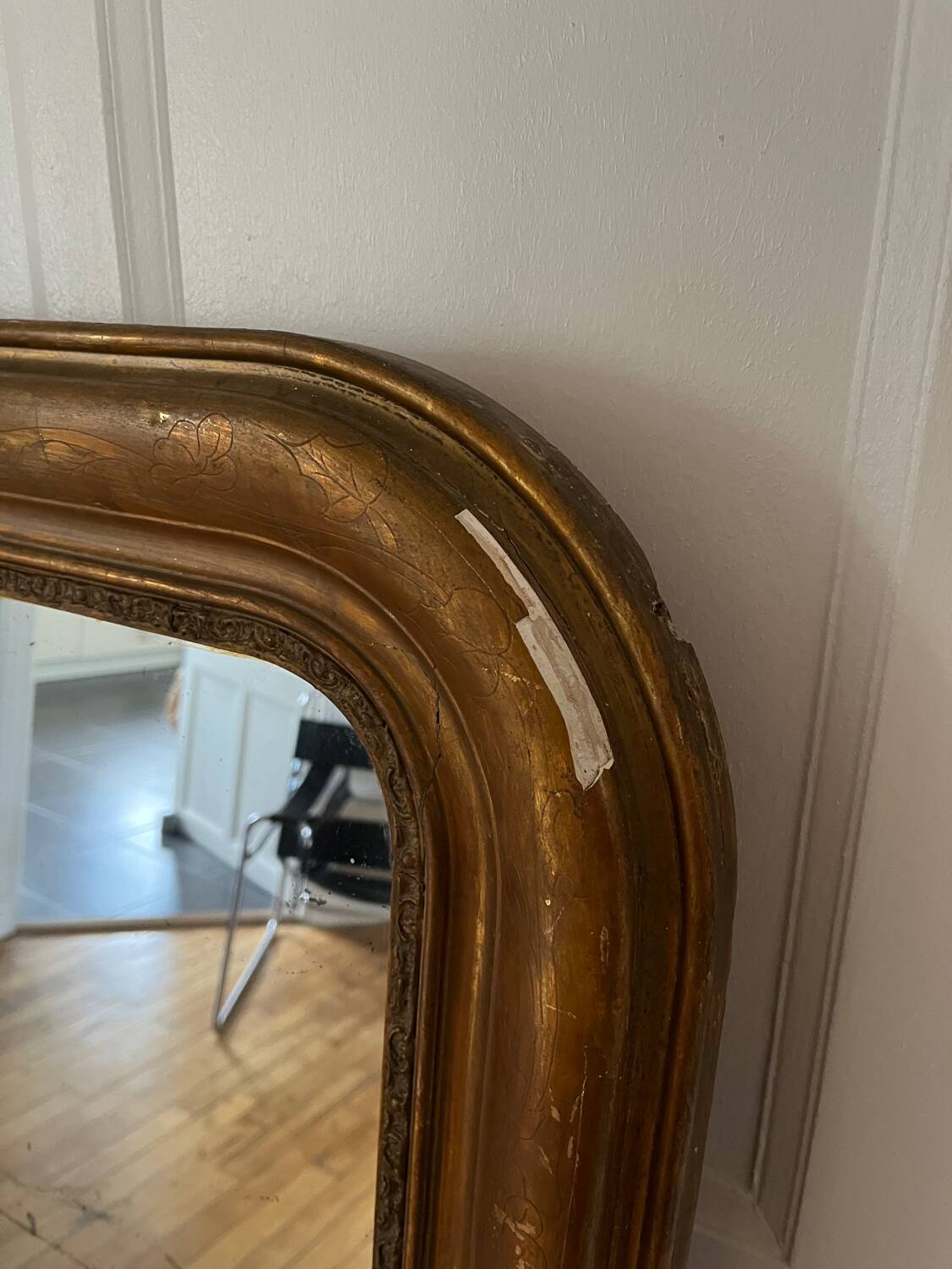 Miroir d’époque Louis Philippe 19ieme siècle