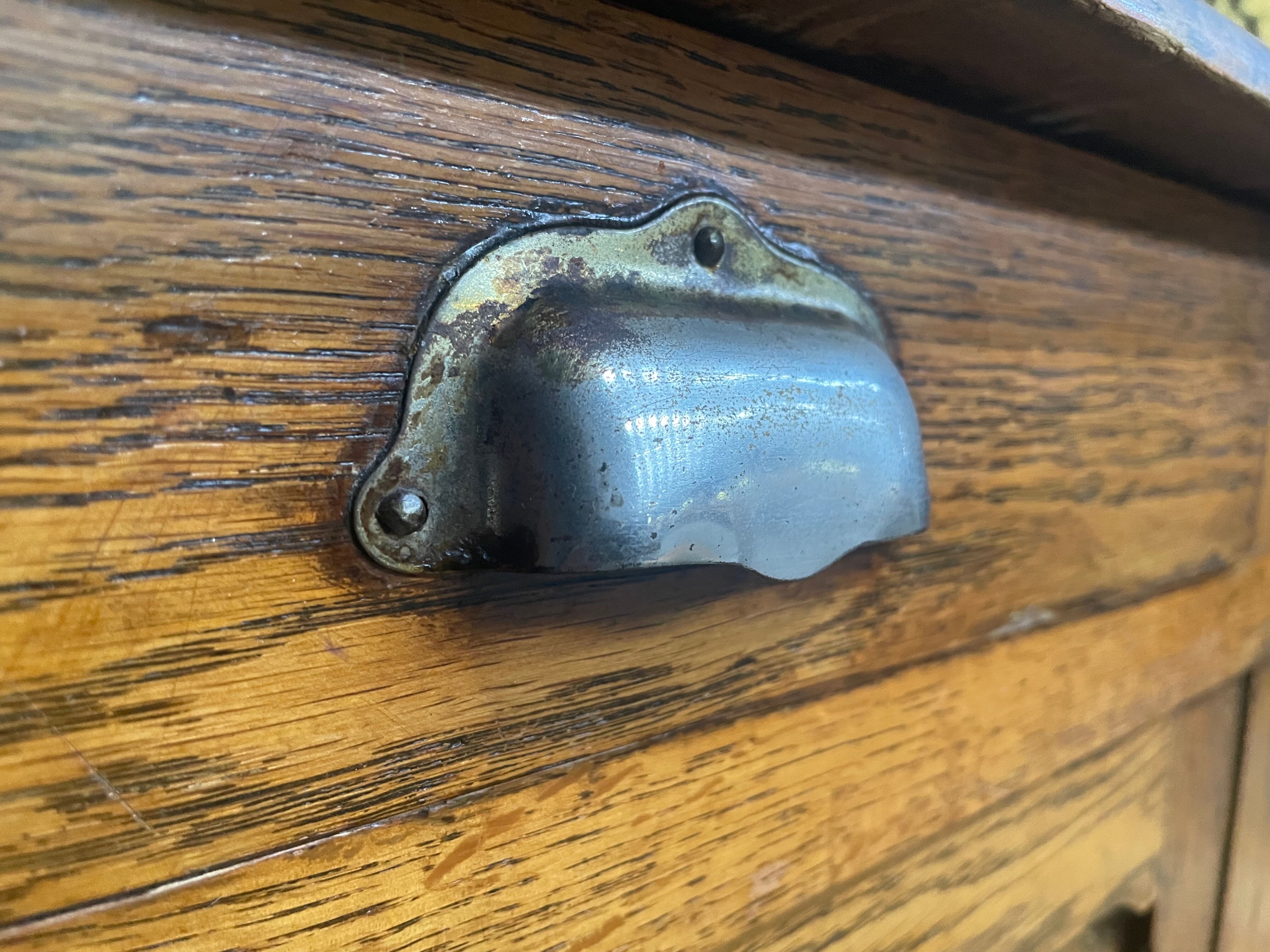 Low Parisian buffet in oak and pear tree 1950