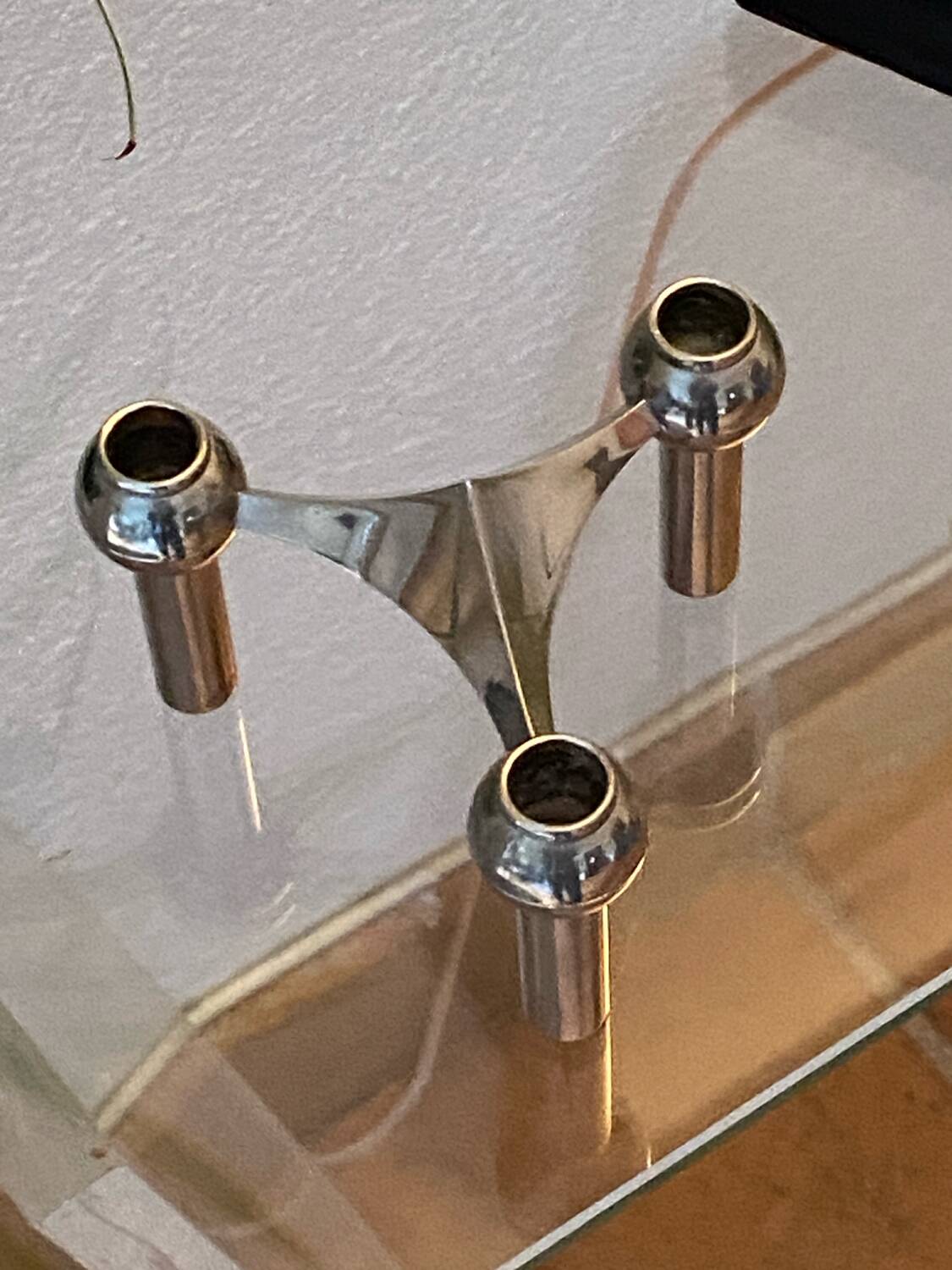 Stoff Nagel design candlestick from the 1960s