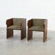 Pair of Swedish modern armchairs, Sweden, 1940s