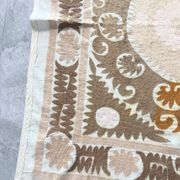 Vintage hand-embroidered tablecloth 120x134 cm