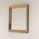 Vintage Peach/Rose Smoked Mirror – Beveled Frame, 1970s