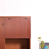 Vintage high sideboard, modernist style, L116cm