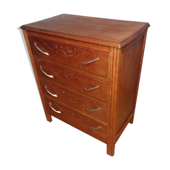 Wooden dresser in 50s