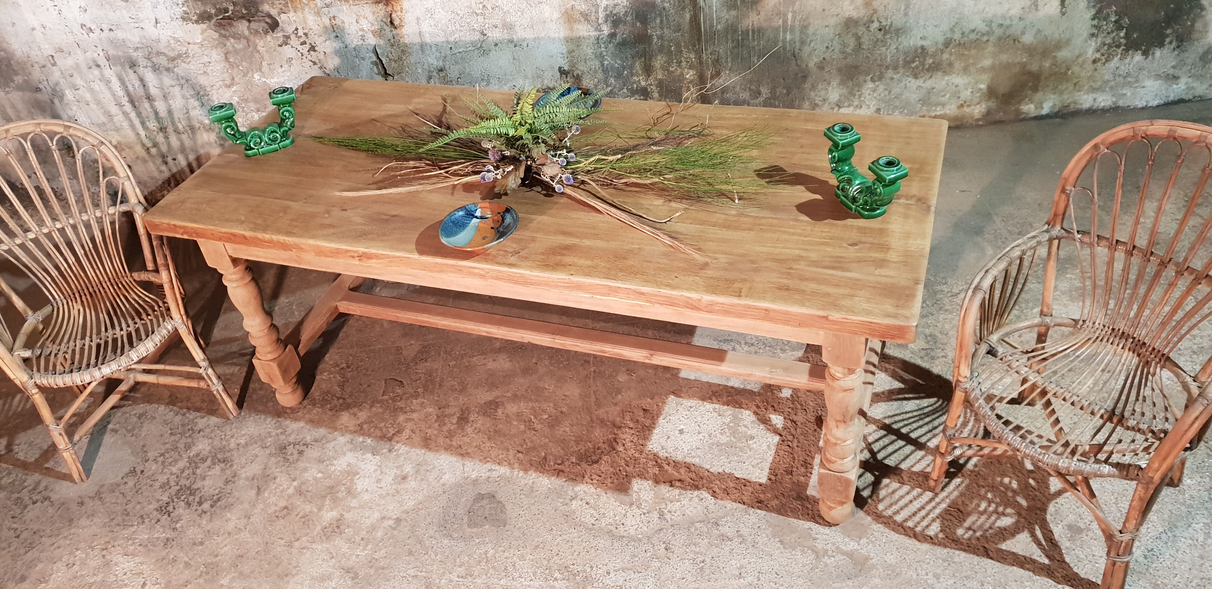 Vintage farmhouse table