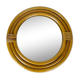 Round rattan mirror 27 cm