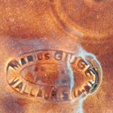 Marius Giuge Vallauris plate service