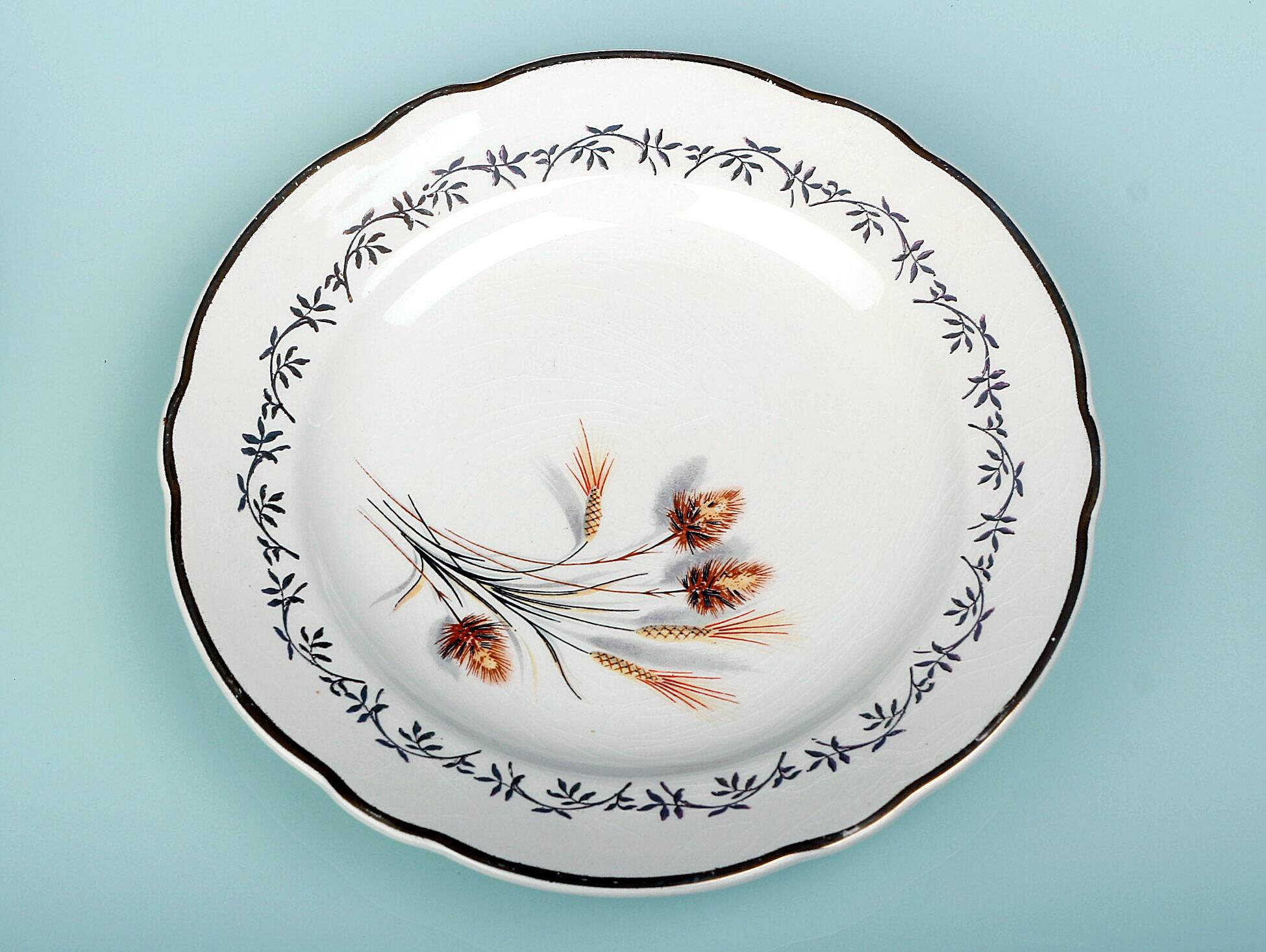 6 dessert plates Sarreguemines K5412