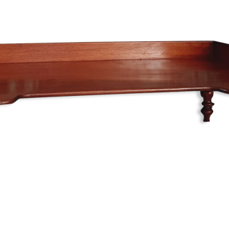 Wooden service tray on feet