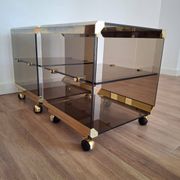 Paire de tables d'appoint italiennes, années 1970