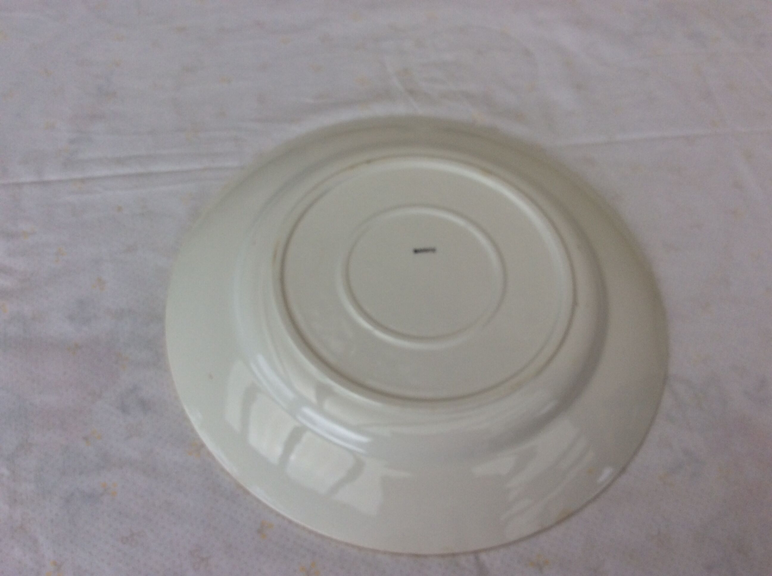 Plat rond Collection Biarritz vintage