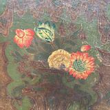 Large Four-Leaf Screen In Cordoba Leather From The Late 18th Century H 188 Cm