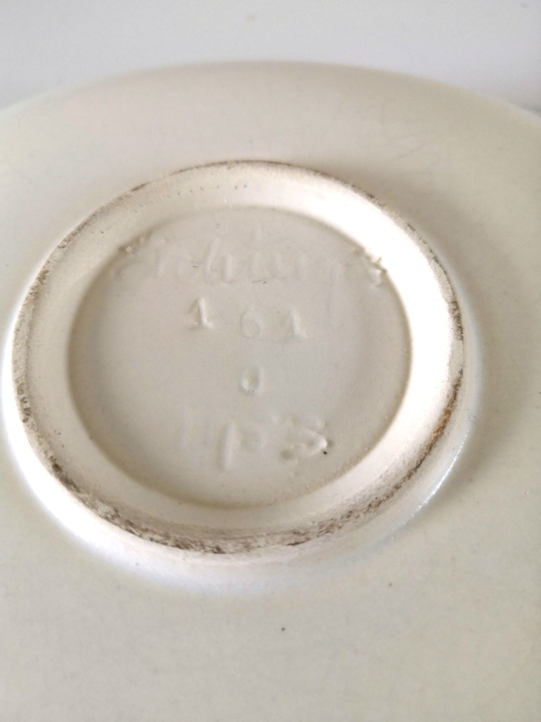 Ceramic empty pocket signed Elchinger design 50s - 60s