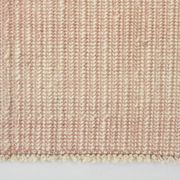 Tapis Kilim en jute et laine rose clair fait main