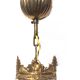 Grapefruit Hot Air Balloon Chandelier * Hollywood Regency * 50s