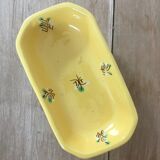 Yellow ceramic butter maker