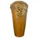 Art Nouveau vase in gilded ceramic and terracotta signed Desrousseaux France