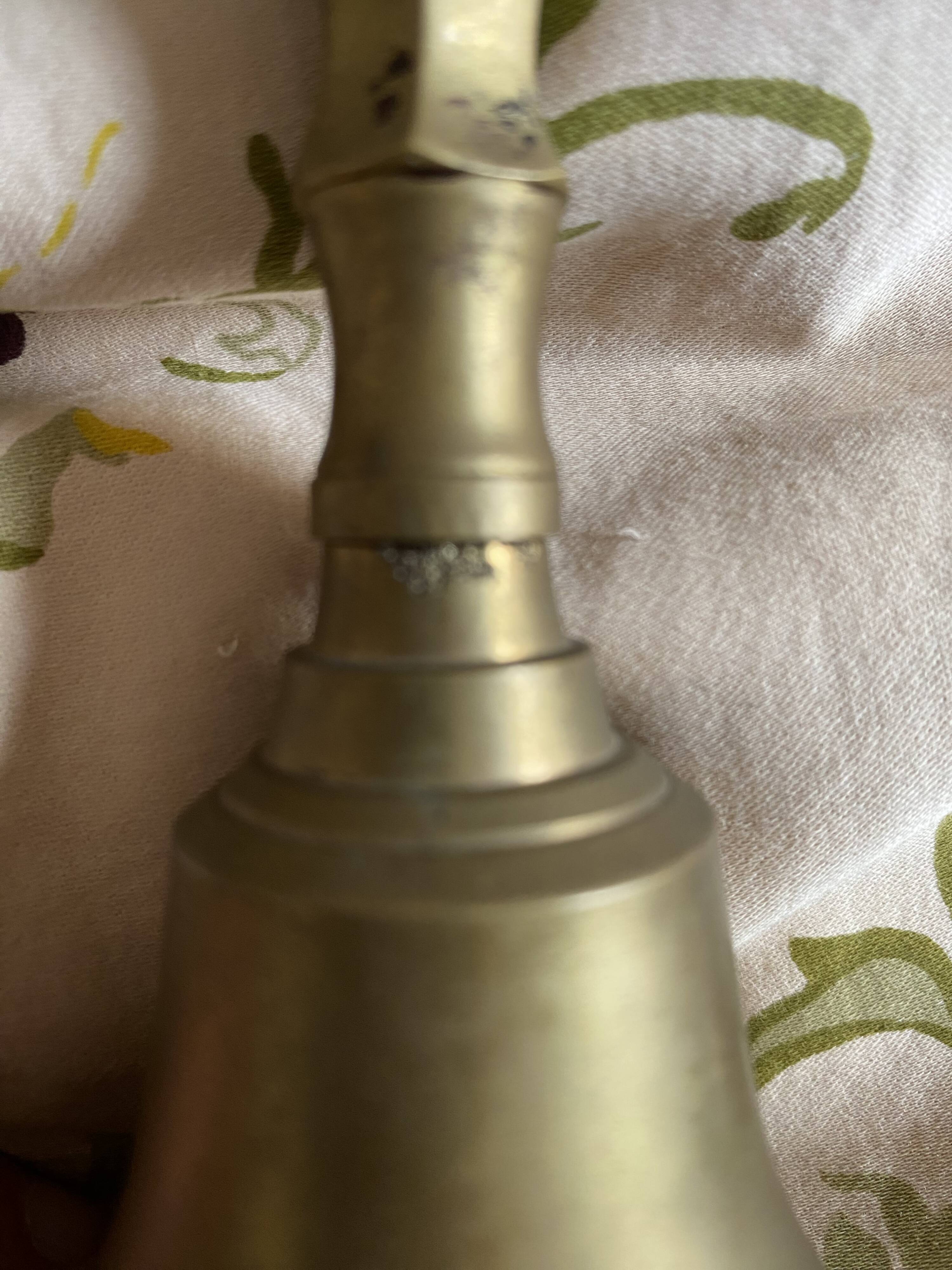 Brass table bell.