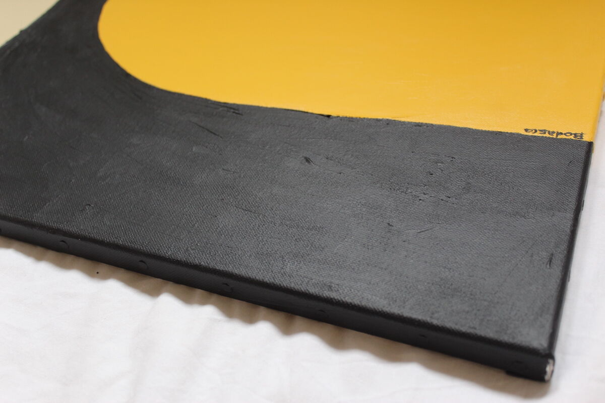 Abstract painting "Symbiose" 80x65cm for contemporary living room