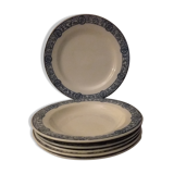 6 plates Salins model Bristol Tierra del Fuego